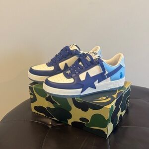 A bathing ape. Bape sta os m2. Brand new with box, extra laces, and bape bag.